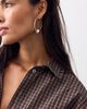 Free People Angie Silver Plated Hoops - 1