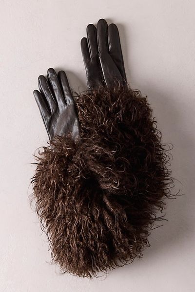 Free People APPARIS Robi Mongolian Gloves