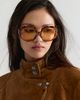 Free People Arlo Oversized Round Sunglasses - 1
