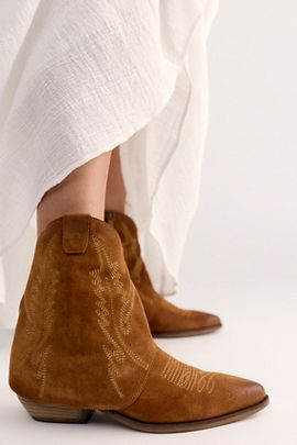 Free People Asher Western Ankle Boots