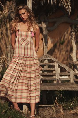 Free People Avery Overall Midi Dress