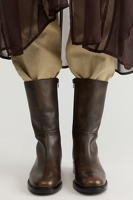 Free People Badlands Back-Lace Boots