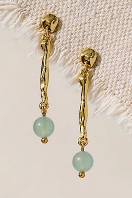 Free People Badlands Gold-Plated Dangle Earrings