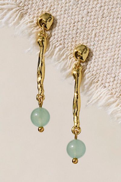 Free People Badlands Gold-Plated Dangle Earrings