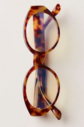 Free People Beatrice Round Blue Light Glasses