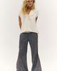 Free People Bel Striped Flare Pants - 1