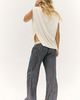 Free People Bel Striped Flare Pants - 2