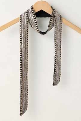 Free People Billie Embellished Skinny Scarf