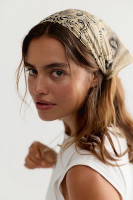 Free People Bridgette Silk Hair Scarf