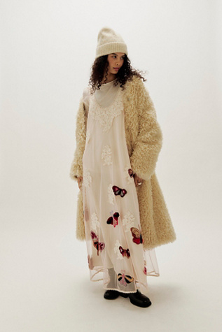 knee length dresses for ladies Free People Butterfly Babe Midi Dress