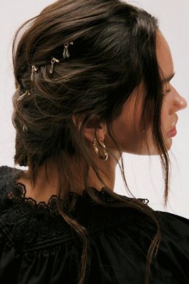 Free People Calia Barrettes Set of 8
