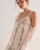 Free People Camila Coast Embroidered Mini Slip Dress - 4