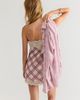 Free People Canal Street Plaid Slip Dress Set - 6