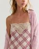 Free People Canal Street Plaid Slip Dress Set - 7