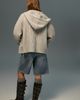 Free People Cashmere Cable-Knit Hooded Cardi - 2
