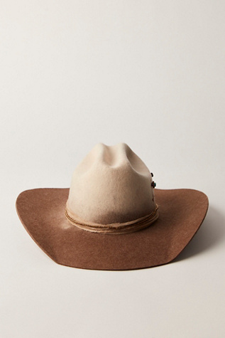 Free People Cassidy Stone Wool Hat Tombstone 20X Western Cowboy Fur Felt Hat Gus Cassidy  main image 4
