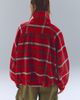 Free People Chelsea Plaid Funnel-Neck Oversized Jacket - 3