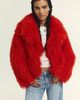 Free People Cherry Bomb Faux Fur Jacket - 4