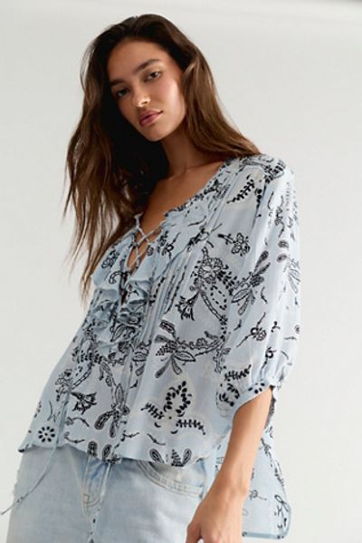 Free People Christelle Printed Top