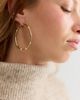 Free People Claire Gold Plated Hoops - 1