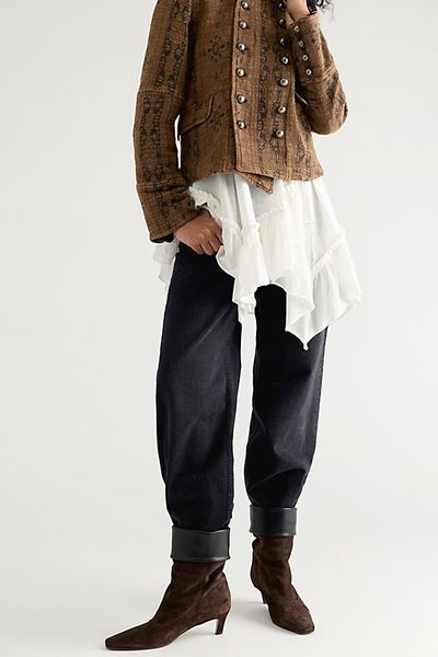 Free People Cleo Cuffed Kitten Heel Boots