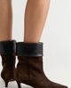 Free People Cleo Cuffed Kitten Heel Boots - 4