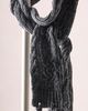 Free People Coal Cable Knit Scarf - 4