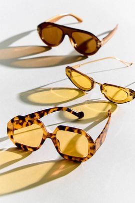 Free People Corra Square Sunglasses