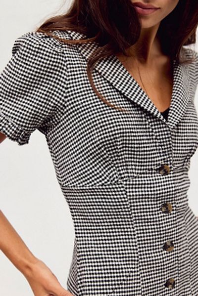 Free People Corrine Button Down Mini Dress