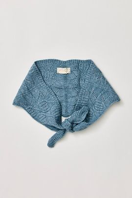 Free People Cozy Cable Triangle Scarf