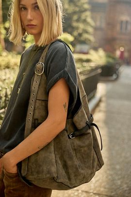 Free People Cult Following Belted Tote Bag