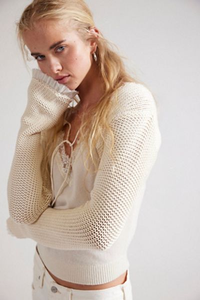 Free People Dafne Knit Cropped Bolero Sweater