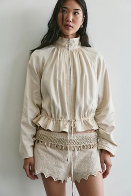 Free People Devon Solid Balloon Jacket