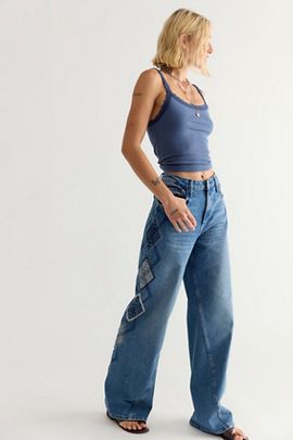 Free People Driftwood Anni Twisted Seam Jeans
