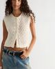 Free People Drop Stitch Cotton Vest - 1