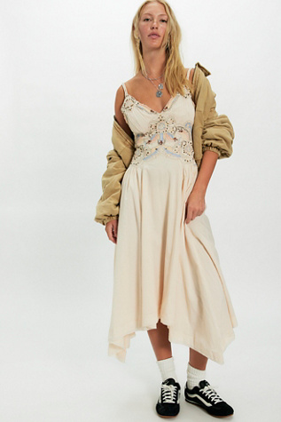 embroidered dresses formal Andrea & Leo A1383 Long Formal Floral A Line Printed Prom Dress main image 0