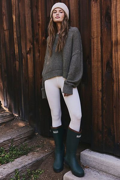 Free People Easy Going Thermal Leggings