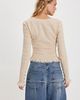 Free People Elliot Smocked Solid Top - 3