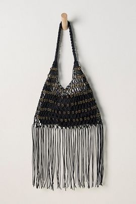 Free People Embellished Fringe Bag
