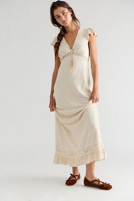 Free People Eternal Soul Solid Maxi Dress