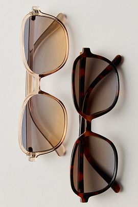 Free People Fade Into You Square Sunglasses