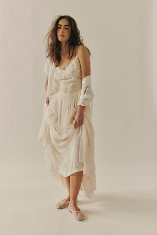 off shoulder floral dresses Baltic Born Womens Allegra Maxi Dress | Lavender an invitation to waltz cf-size-51-eu-18-us A-Line Embroidered Lace Evening Size:38 in.