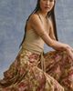 Free People Fallen Star Printed Wide-Leg Pants - 4