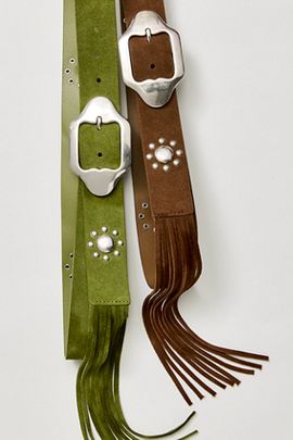Free People Farah Fringe Belt