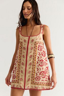 Free People Fleur Mini Shift Dress