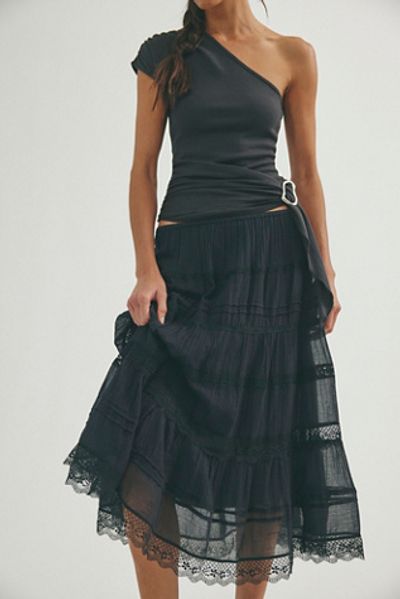 Free People FP One Lily Lace Midi Skirt