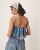 Free People Free People alix paisley print floaty cami top in ocean blue - 2