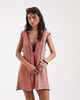 Free People Free People Almalfi twist mini dress in pink pop-Multi - 2