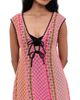 Free People Free People Amalfi Twist Mini Dress Pink Pop Combo - 1