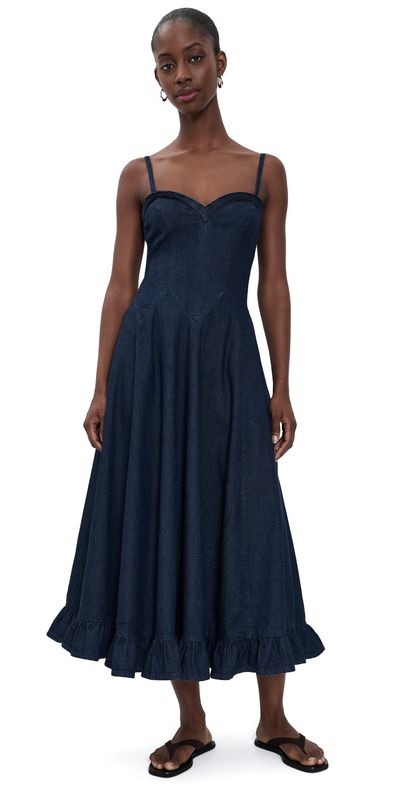 Free People Free People Another Season Midi Dress Rinse